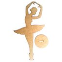 Ver imagem 3 de Kit com 6 Bailarinas Mdf de Mesa Tam: 14x26cm Cod:kblrn004