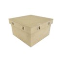 Ver imagem 1 de Kit com 6 Caixas Mdf Tampa de Sapato Passa Fita Cod:kcxpf002 Tamanho:14x14x8cm