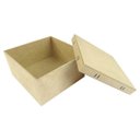 Ver imagem 2 de Kit com 3 Caixas Mdf Tampa de Sapato Passa Fita Cod:kcxpf003 Tamanho:18x18x9cm