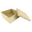 Ver imagem 2 de Kit com 3 Caixas Mdf Tampa de Sapato Passa Fita Cod:kcxpf004 Tamanho:22x22x10cm