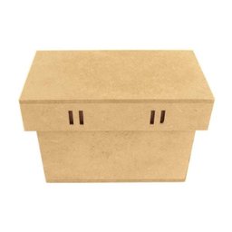 Kit com 12 Caixas Mdf Retangular Passa Fita Cod:kcxpf007 Tamanho:10x5x7cm - 4