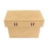 Kit com 12 Caixas Mdf Retangular Passa Fita Cod:kcxpf007 Tamanho:10x5x7cm - 4