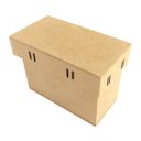 Ver imagem 1 de Kit com 12 Caixas Mdf Retangular Passa Fita Cod:kcxpf007 Tamanho:10x5x7cm