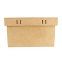 Ver imagem 3 de Kit com 6 Caixas Mdf Retangular Passa Fita Cod:kcxpf008: Tamanho:14x09x08cm