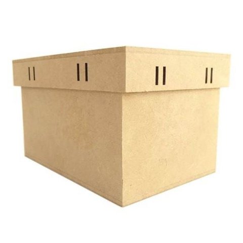 Kit com 6 Caixas Mdf Retangular Passa Fita Cod:kcxpf008: Tamanho:14x09x08cm