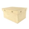 Kit com 6 Caixas Mdf Retangular Passa Fita Cod:kcxpf009 Tamanho:18x13x9cm - 1