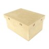 Kit com 6 Caixas Mdf Retangular Passa Fita Cod:kcxpf009 Tamanho:18x13x9cm - 2
