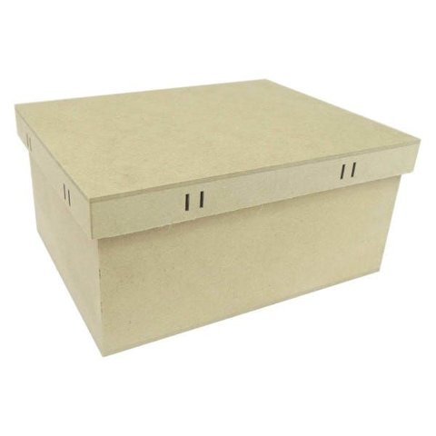 Kit com 3 Caixas Mdf Retangular Passa Fita Cod:kcxpf010: Tamanho:23x17x10cm