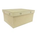 Ver imagem 2 de Kit com 3 Caixas Mdf Retangular Passa Fita Cod:kcxpf010: Tamanho:23x17x10cm
