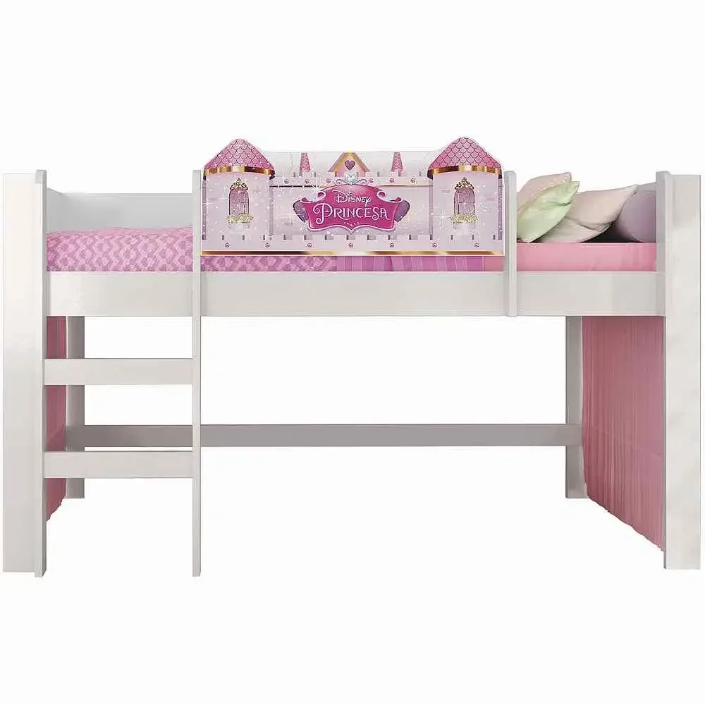 Ver imagem 6 de Cama Infantil Alta Princesas Disney Play Pura Magia