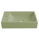 Ver imagem 7 de Cuba Pia de Apoio para Banheiro Retangular 54cm Alva C08 Verde - Mpozenato