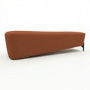 Ver imagem 6 de Puff Recamier Decorativo Orgânico Lavie 140cm Premium Bouclê Terracota - Abmaza
