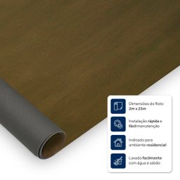 Piso Vinílico 0,7mm Rolo 2m X 25m (50m²) Sidnei Kapazi - 3