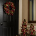 Ver imagem 2 de Kit Decoração de Natal Árvore Guirlanda Pinhas Berries Flor