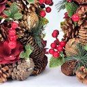 Ver imagem 6 de Kit Decoração de Natal Árvore Guirlanda Pinhas Berries Flor