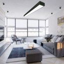 Ver imagem 3 de Luminária Preta Sobrepor Pendente C/ Cabo Led 40W 120cm Branco Neutro