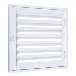 Porta de Alumínio para Alçapão 60x60cm Riobras Aluminíos Branco - 1 Porta de Alumínio para Alçapão 60x60cm Riobras Aluminíos Branco - 1