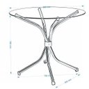 Ver imagem 2 de Mesa de Vidro Redonda 4150 