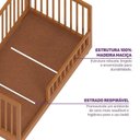 Ver mais imagens de Conjunto Berço e Cômoda em Madeira Maciça Baby Orbi Casatema MadeiraOriginals Marrom/Canela