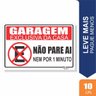 Placas Garagem Exclusiva Pct C/10 Un Ps2mm 20x27cm - 1