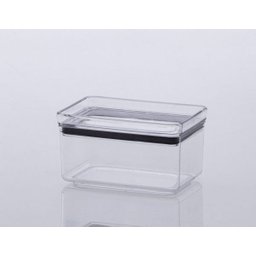 3 Pote Hermético Empilhavel Organizador Retangular 580Ml - 1