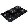 Fogão Cooktop 5 Bocas Mesa de Vidro com Grade Piatina Preto Bdd75Euna - Brastemp - 2