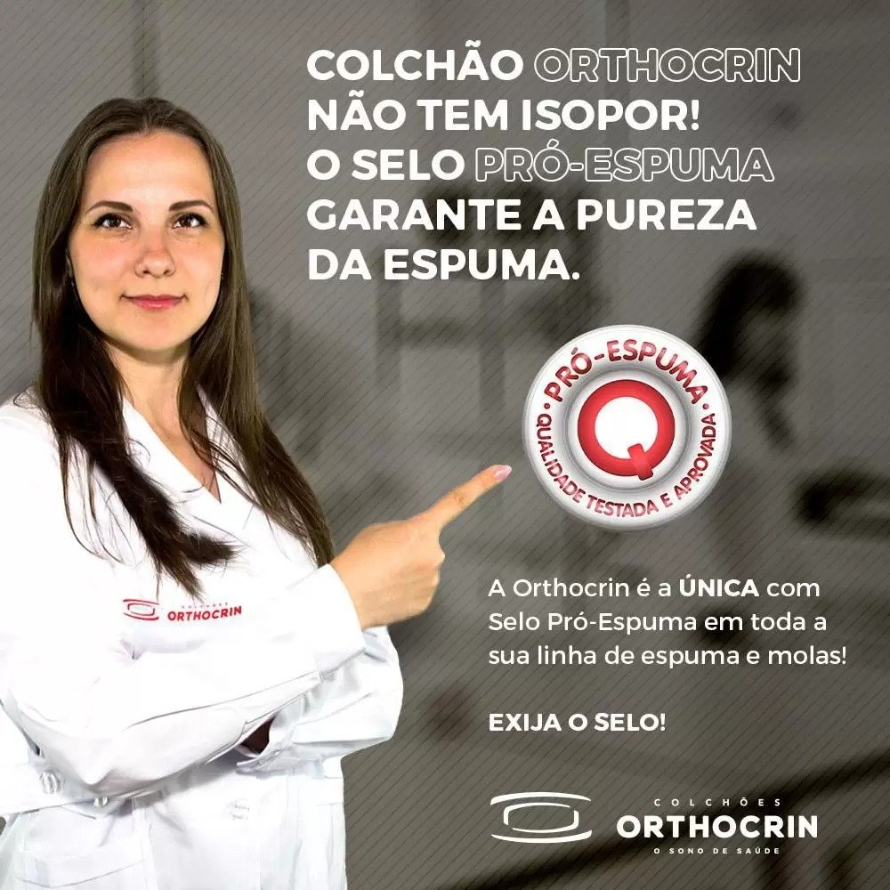Colchão Splendor Casal Molas Ensacadas - 138x188x032 - Orthocrin - 5