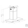 Coifa de Parede Tramontina New Dritta em Aço Inox 90cm 220v 95800/004 - 3