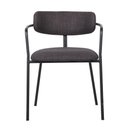 Ver imagem 5 de Cadeira Girona Base Preta - Tecido Grafite