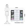 Cômoda 2 Portas 5 Gavetas 100% MDF Diana ACP Móveis - 4
