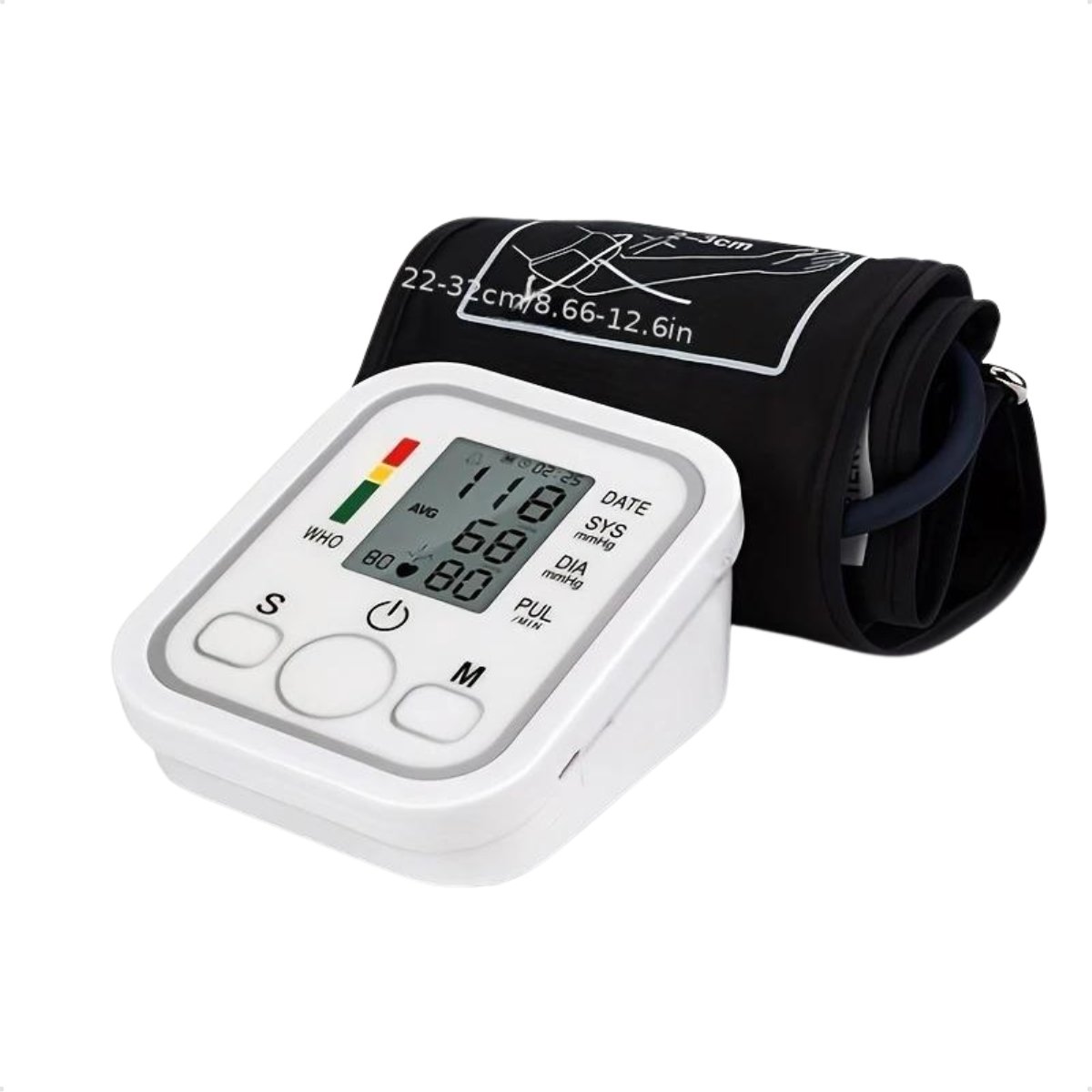 Medidor de Pressão Arterial Digital Automático com Voz - Branco