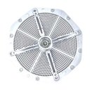 Ver imagem 2 de Dispositivo para Piscina Dreno de Fundo Grande Alta Vazão ABS Branco - Encaixe 50mm