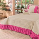 Ver imagem 1 de Kit Colcha Solteiro Charlotte Percal Algodão 180 Fios 4 Peças Bia Enxovais