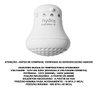 Ducha Chuveiro Hydra Hydramax 4 Temperaturas 220v 6800w c/ Braço Incluso - 2