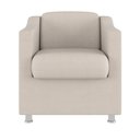 Ver imagem 3 de Kit 2 Poltronas Decorativas Tilla Consultório Recepção Sala Suede Cor:Bege