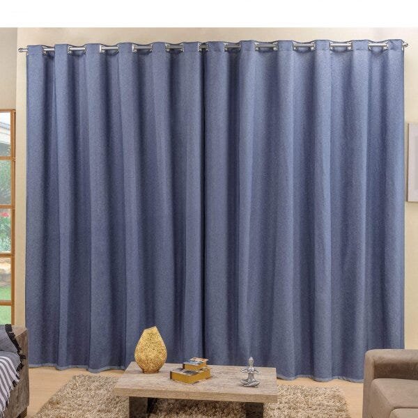 Cortina Denver 2 Folhas 3mx2,50m Bia Enxovais - 1