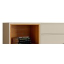 Ver imagem 3 de Rack para TV Delux 2.2 Off White com Nature - Móveisaqui