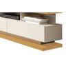 Rack com Painel Vivare Off White com Nature - Giga Móveis - 5