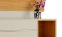Ver imagem 5 de Rack com Painel Delux 180cm Off White com Nature - Móveisaqui