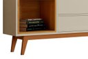 Ver imagem 6 de Rack com Painel Delux 180cm com Led Off White com Nature - Móveisaqui