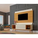 Ver imagem 2 de Rack com Painel Horizon 180cm com Led Off White com Nature - Móveisaqui