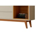 Ver imagem 5 de Rack com Painel Horizon 180cm com Led Off White com Nature - Móveisaqui