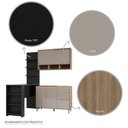 Ver mais imagens de Cozinha Completa 4 Peças com Bancada Mesa Gourmet Armário Aéreo e Balcão de Pia Mel Luciane Móveis