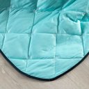 Ver imagem 3 de Colcha Cobre Leito Casal 7 Peças Dupla Face Bordado Renove Hipercal 400 Fios:verde/preto