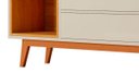Ver imagem 4 de Rack para TV Horizon 180cm Off White com Nature - Móveisaqui