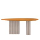 Ver imagem 2 de Mesa de Jantar Isis 135cm Orgânica Off-white Cinamomo - Leifer