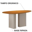 Ver imagem 4 de Mesa de Jantar Isis 135cm Orgânica Off-white Cinamomo - Leifer