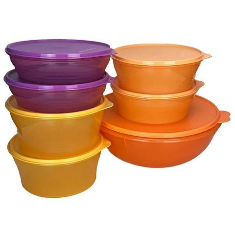 Kit Tigela Classic com 7 Peças Tupperware