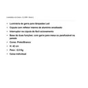 Ver imagem 6 de Abajur Branco Garra 204 Ilutec