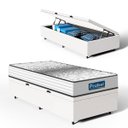 Ver imagem 1 de Cama Box Baú com Colchão de Molas Ensacadas Double Face Essence Probel Solteiro 88cm